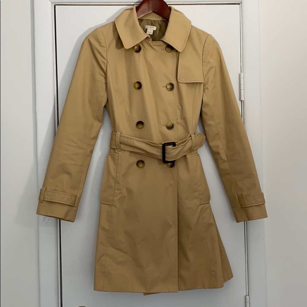 J.Crew trench coat with belt